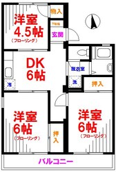 メゾンミドリの物件間取画像